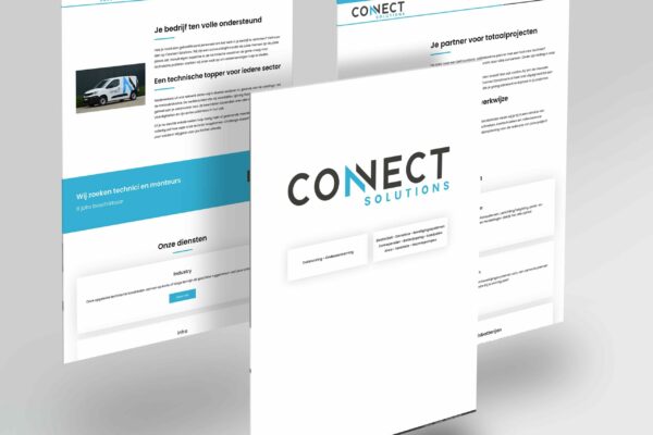 Connect solutions UI design